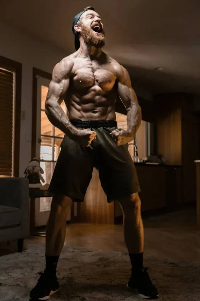 Minimalist Strength Training: 7 Proven Techniques for Great Results 9 muscular man flexing